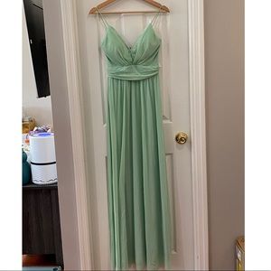 💫 Mint Green Formal Cocktail Long Maxi Dress